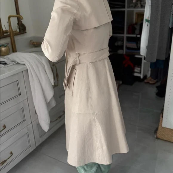 Kate Spade Cream Trench Coat - Picture 4 of 11